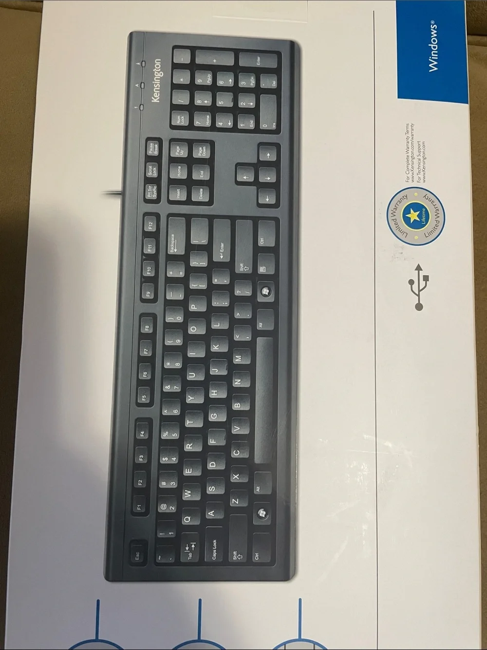 Black Keyboard for Life - Wired USB